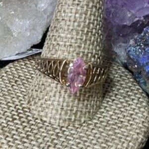 Pink Stone Ring size 9